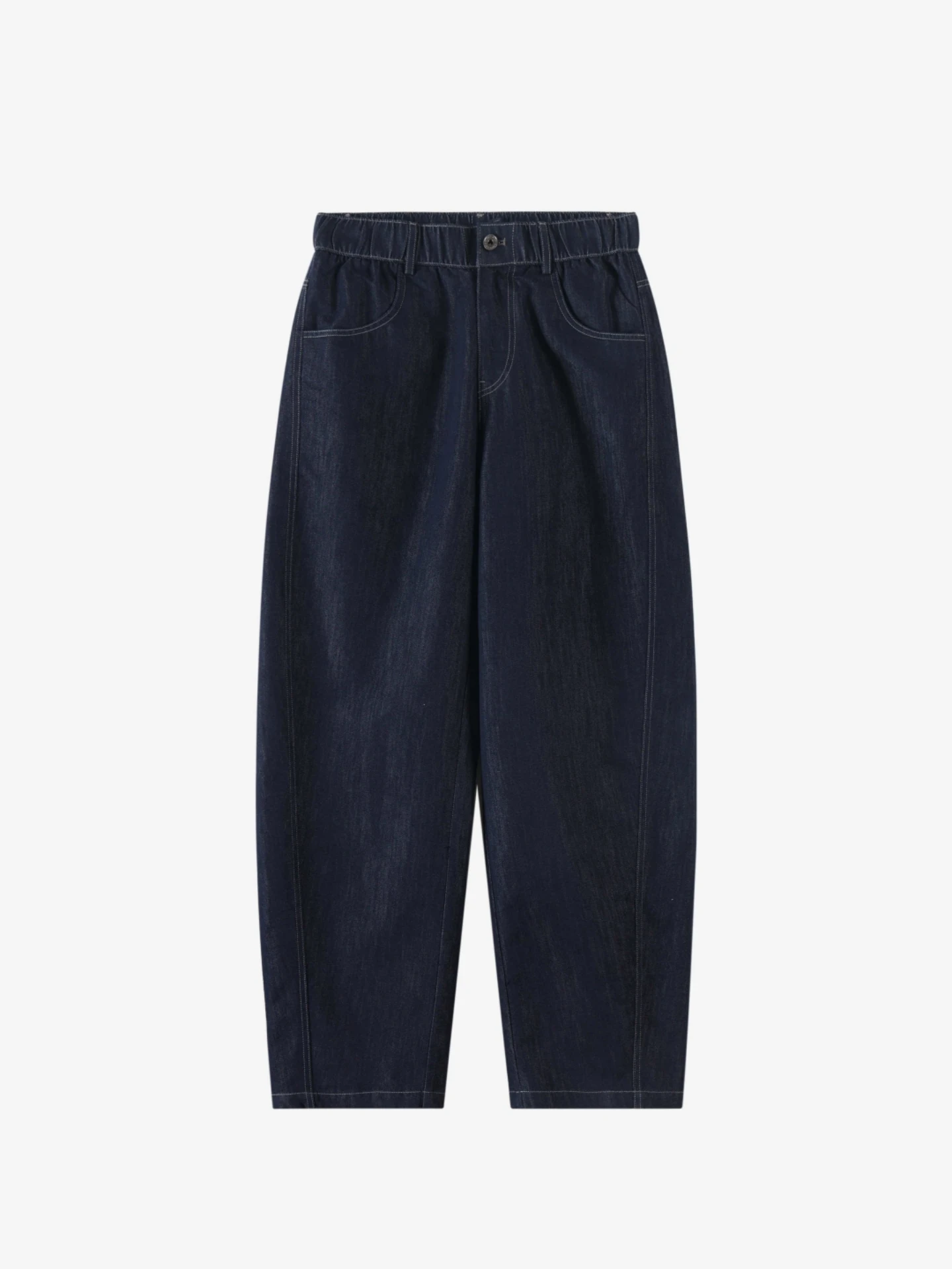 

Spring Thin Men's Rins Denim Pants Vintage Trendy Loose Straight Drapey Breathable Casual Trousers Youth Popular Straight Tube