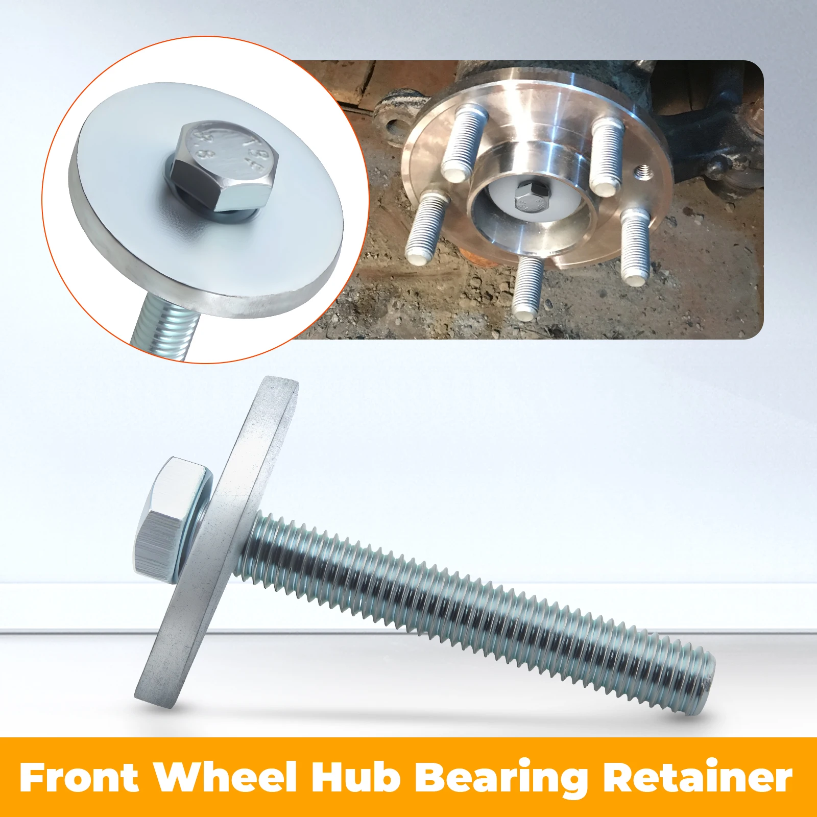 

Фиксатор подшипника ступицы переднего колеса 1377206 для Ford Mondeo M4 Galaxy Focus Mk2 M10x70 мм крепежный болт 6G913B477AA