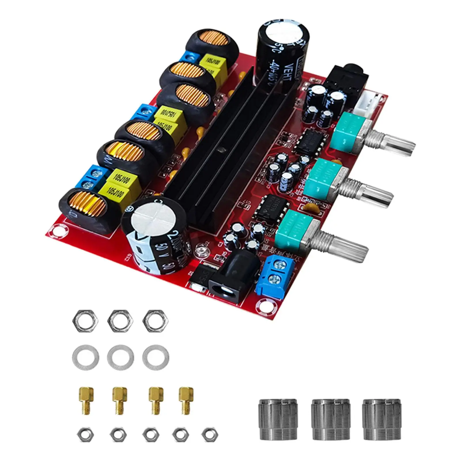 Digital Power Amplifier Board Noise Cancelling 2x50W+100W for DIY Audio