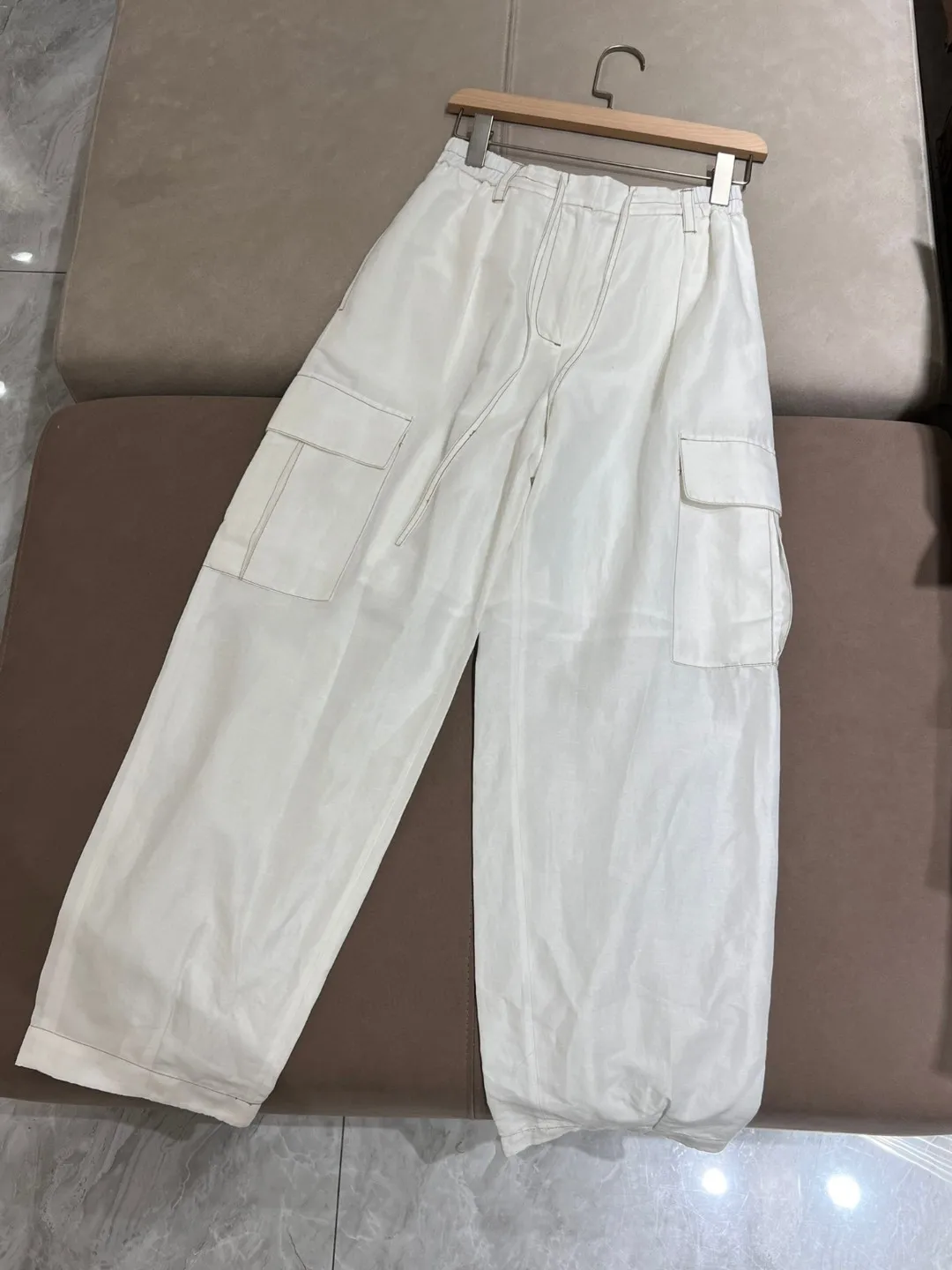 Summer casual cargo style pants with side pockets