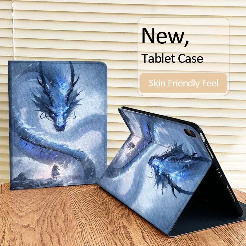 

Fierce Dragon Popular Pattern For iPad Pro Air Mini 2 3 4 5 6 7 7th 8th 9th 10th 11th 10.2 9.7 10.5 10.9 11 13 Inch Tablet Case