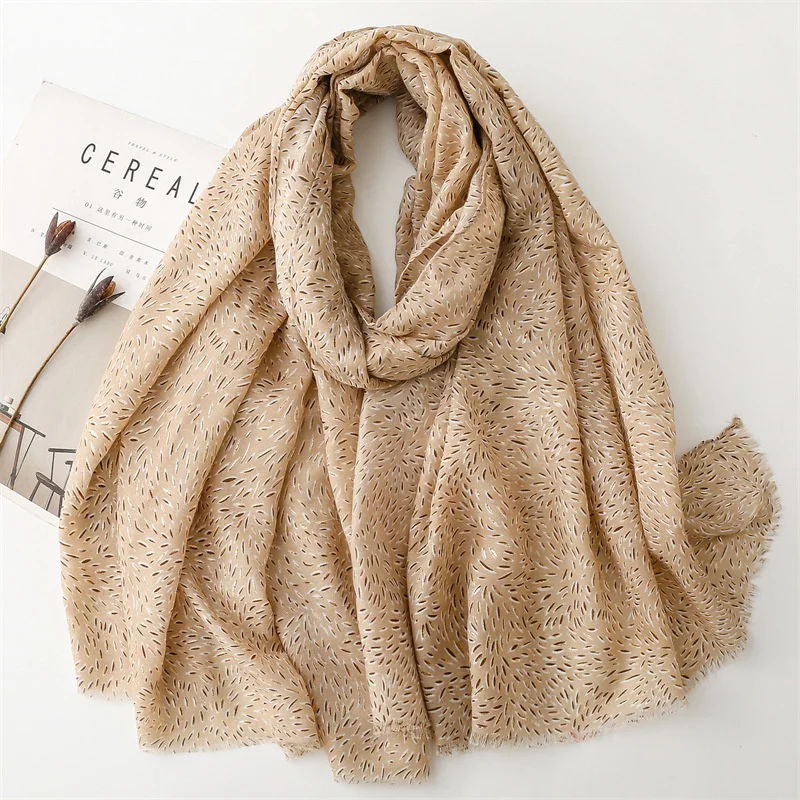 Ear Of Wheat New Fashion Luxury Ladies Women Scarf Female Cotton Linen Shawl Tassel Four Seasons Versatile Muslim Hijab 90*180cm