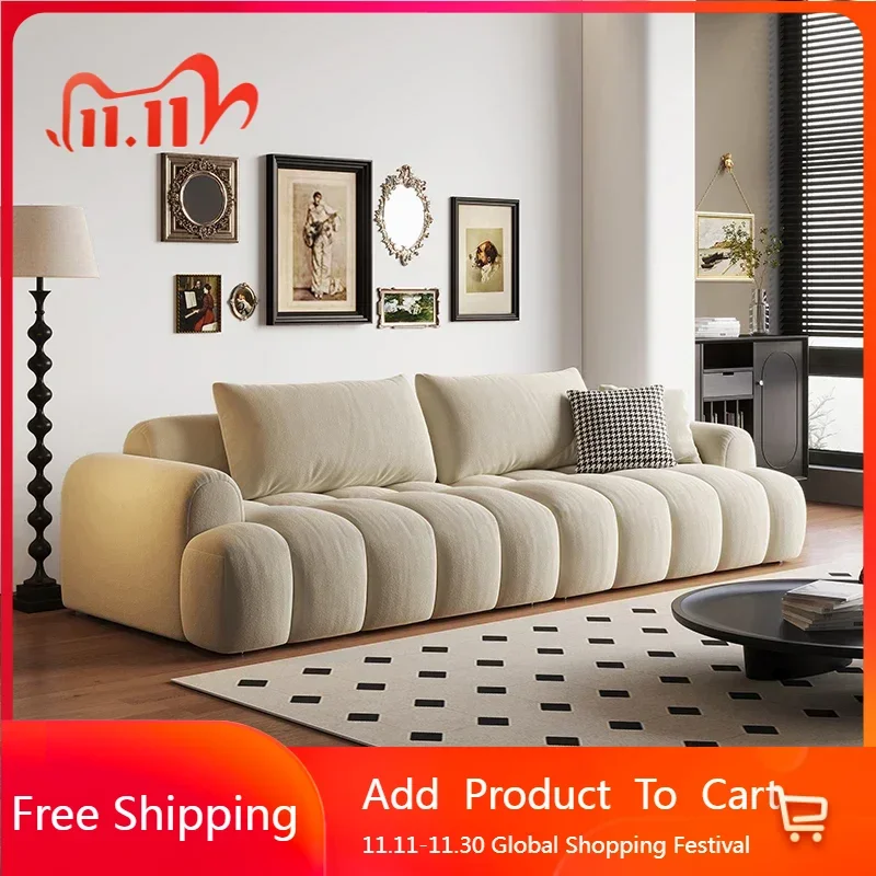 

Relaxing Living Room SofasLazy Comfortable Reclining Modern Luxury Nordic Sofa Soft Puff Woonkamer Banken Home Furniture