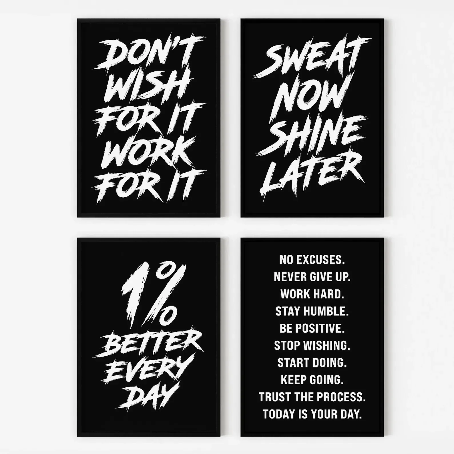 الصالة الرياضية الجدار ملصق فني الصالة الرياضية ملهمة ملصق المنزل الصالة الرياضية الجدار الديكور الصالة الرياضية شعار قماش الطباعة اللوحة الزخرفية بدون إطار