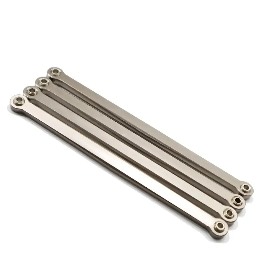 4pcs 1/10 Steering Link Rod Set RC Upgrade Part Aluminum Alloy Wheelbase Rc Steering Link Rod Set For HPI VENTURE RC Car Part