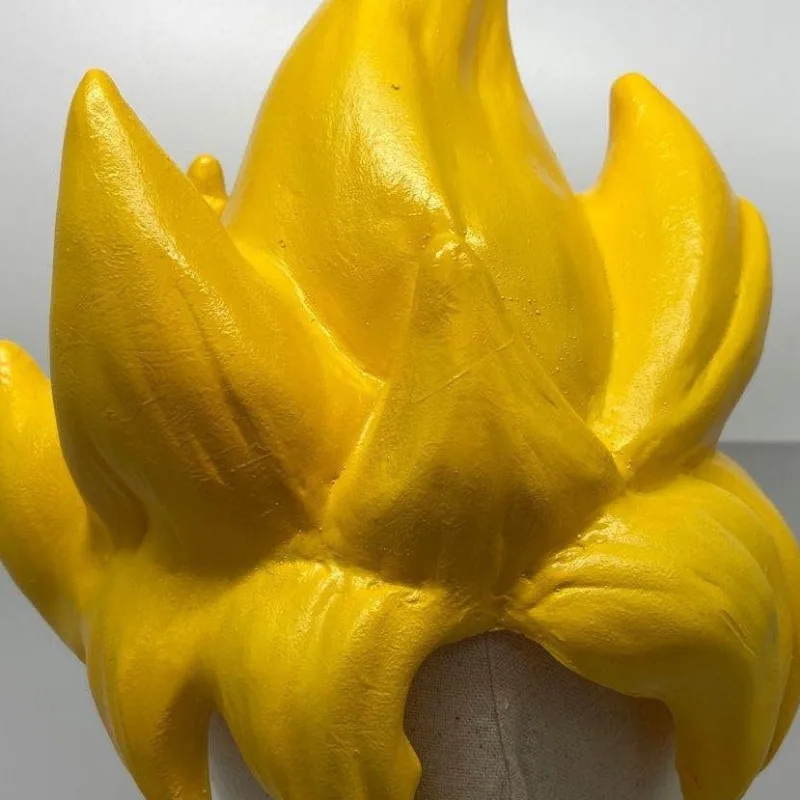 Dragon ball son goku peruca cosplay anime halloween látex capuz para homem rpg super saiyan peruca adereços chapelaria acessórios