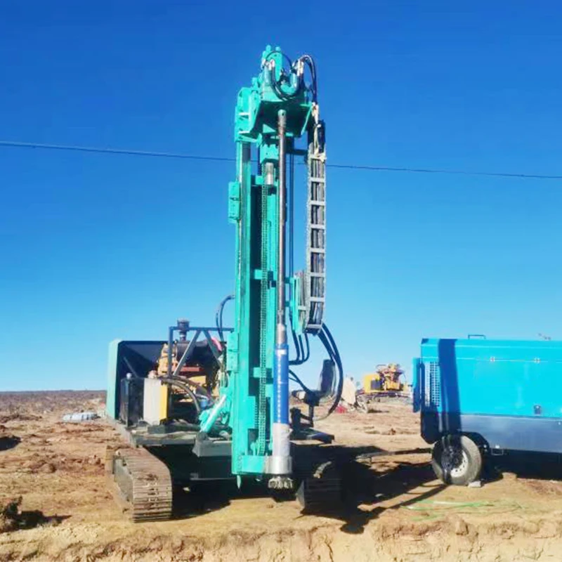 Rotary Pile Driver Continuous Flight Auger Piling Rig for Soft Soil Customized Pile Diameter Retaining Wall Bridge Foundation
