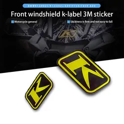 Front Windshield Sticker K Word Sticker Helmet Waterproof Sticker Reflective Sticker Motorcycle Sticker For BMW Vasp Rally Car