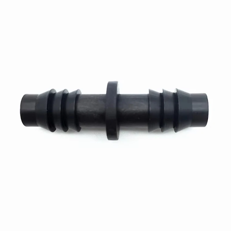 1000 Pcs 3/8 Double Barb Water Straight Connector for Garden Drip Irrigation Hose Fittings