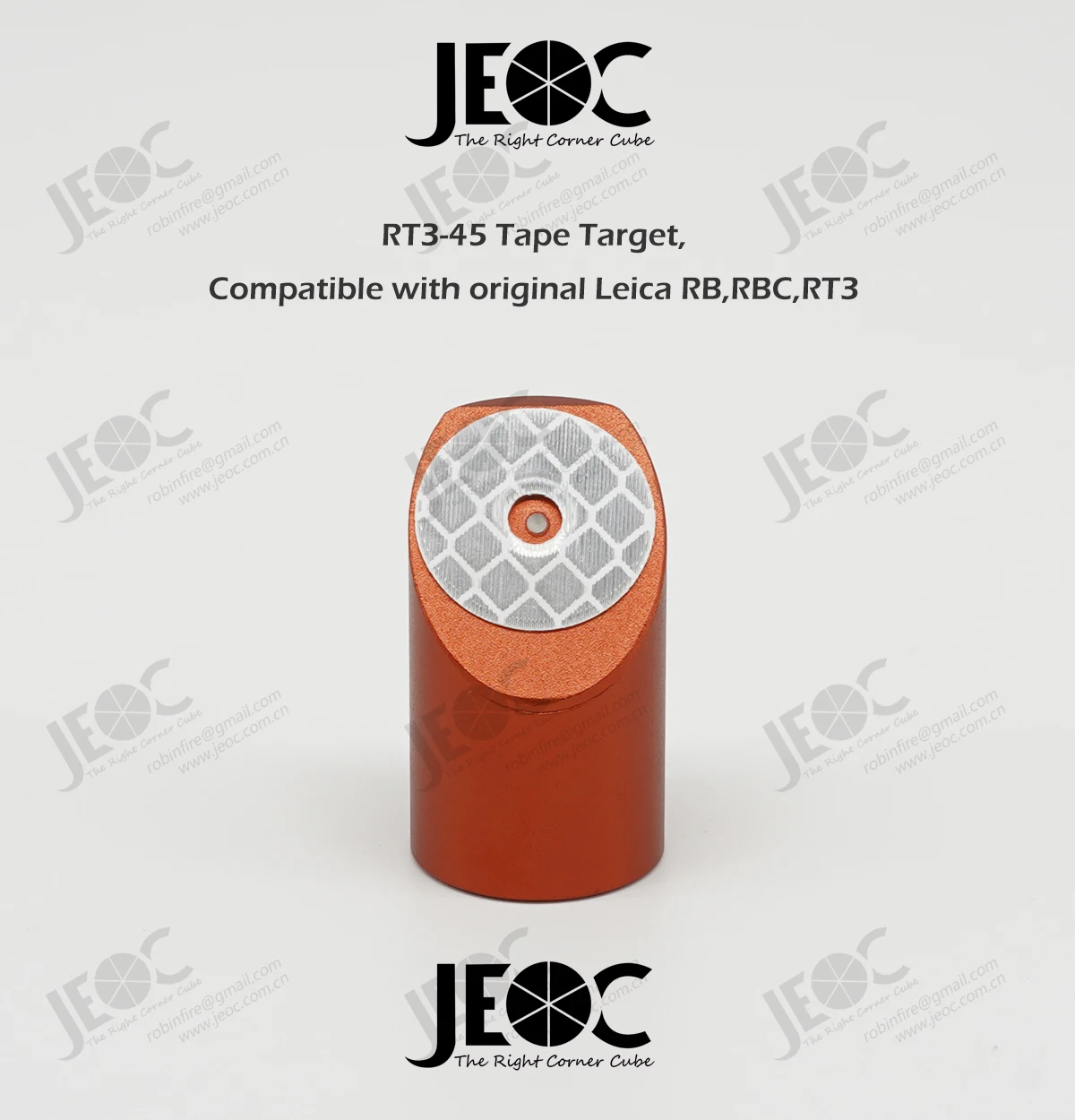 JEOC 45 Grad magnetisches reflektieren des Band target für Leica-System, ersetzt rt3-45 () – Detail 1