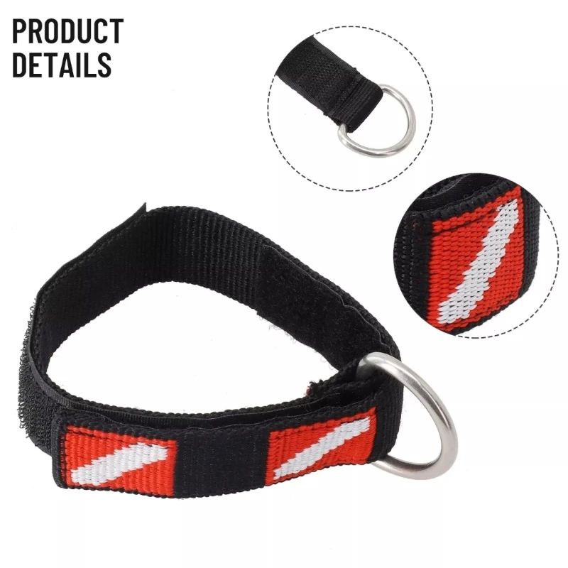 2Pcs Scubas Diving Wrist Strap Adjustable Wristband Padded Wrist Strap Webbing Hand Lanyard Diving Camera Phone Lanyard