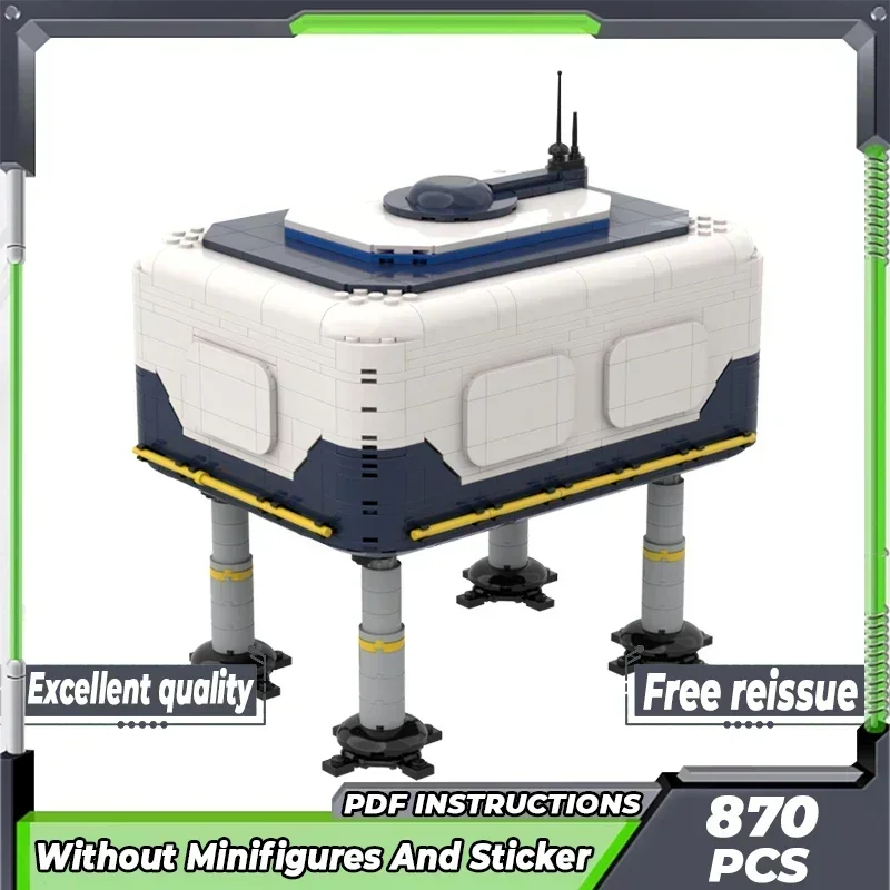 

Space Base Model Moc Building Bricks The Moonpool Subnautica﻿ Technology Modular Blocks Gifts Christmas Toys DIY Sets Assembly