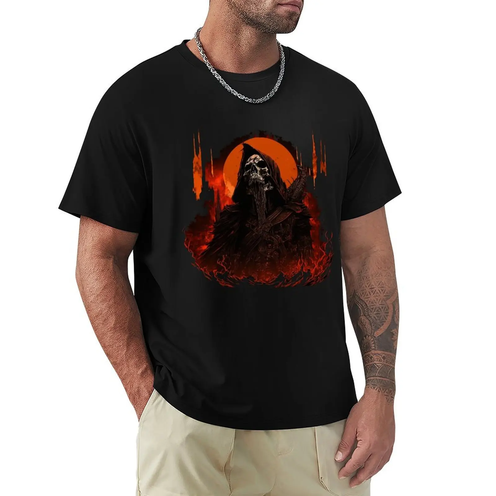 

The Burning Sun T-Shirt new edition summer clothes Anime t-shirt Aesthetic clothing plus size men clothing