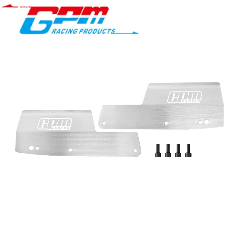 Gpm mkv6056mg protetores traseiros de aço inoxidável grosso 1mm para arrma 1/8 kraton 6s exb v6/v2/raton v5/notorious 6s v5 v6/1
