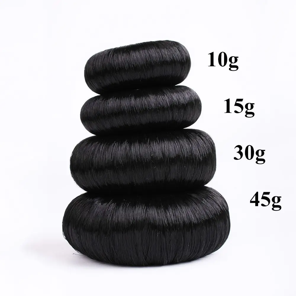 Beige Elegant Hair Wig Hair Clip Black Hair Accessories Hair Ring Bun Maker Hair Donut Shaper Hair Styling Tools