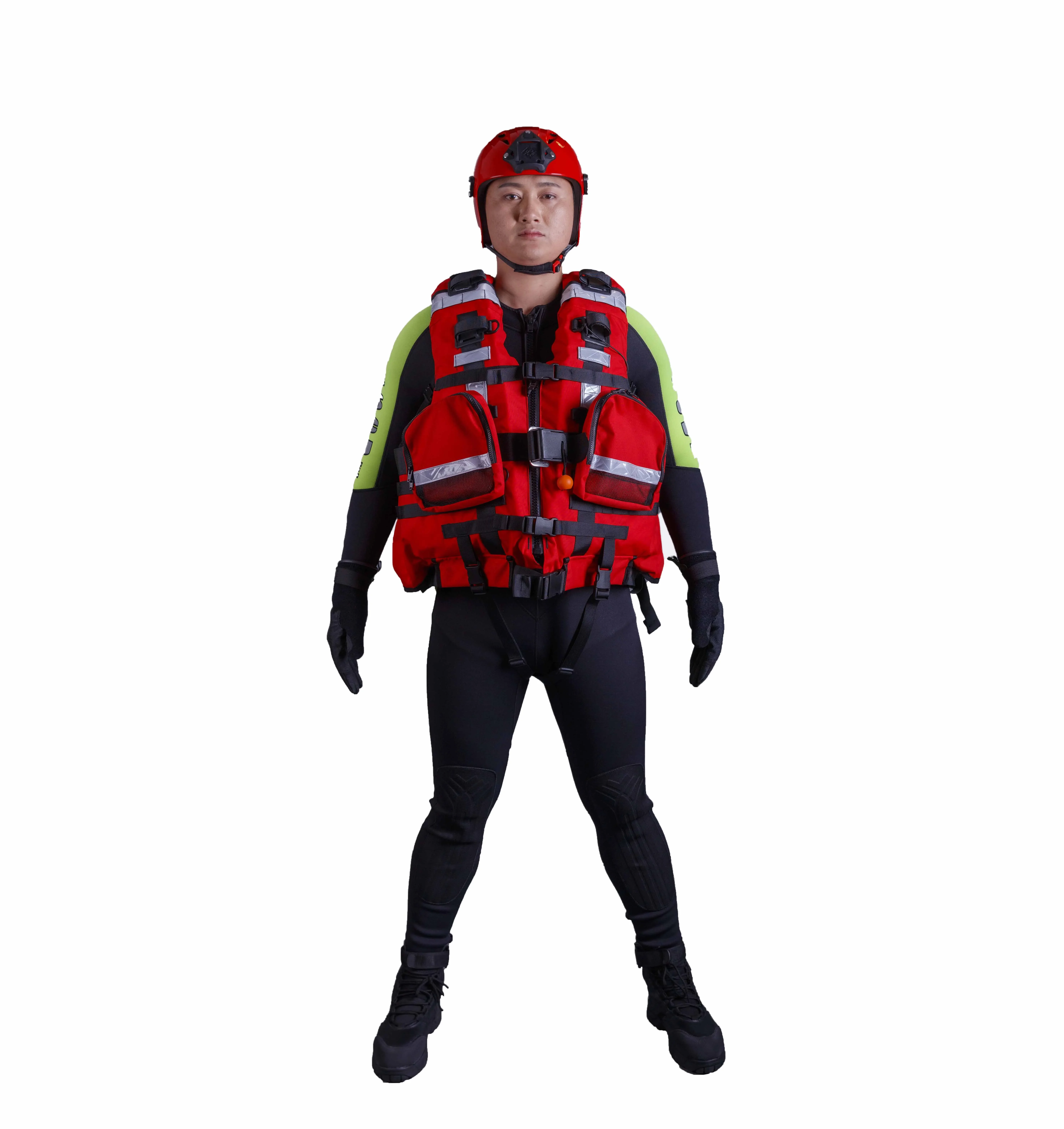 High quality swimmer rescuer lifejacket professional water rescue rapids PFD life jacket vest