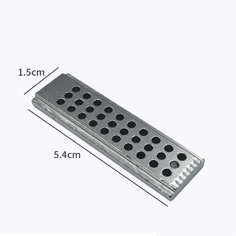 30 Holes Drilling Stakes Base,Assort Size Hole Aluminum Alloy Drill Holder Watch and Jewelry Drill Tool for Watchmakers