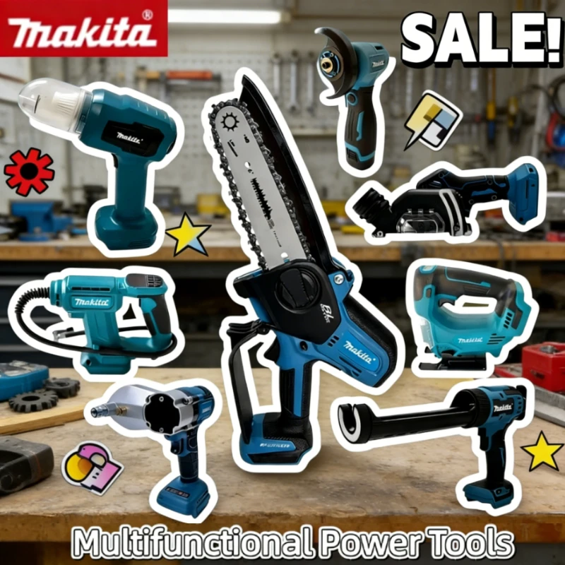 

Makita Various Models of Portable Cordless Impact Driver Rechargeable Screwdriver Electric Reciprocating Saw For Makita Battery