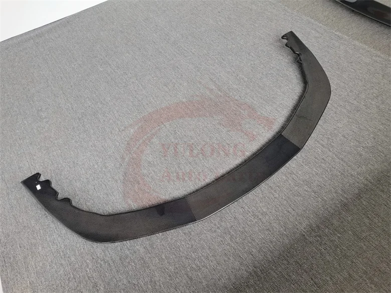 458 Real Carbon Fiber Front Lip For 458 Italia Spider Racing Car Style Front Bumper Chin Lip Spoiler Splitter Body Kit