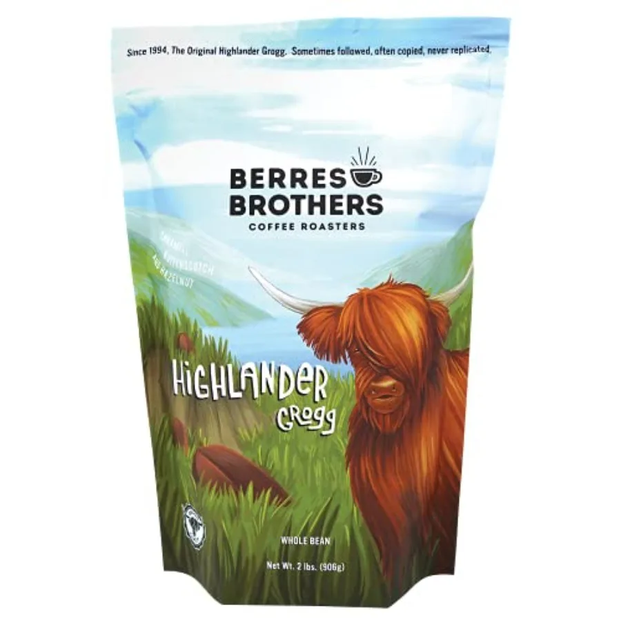 

Berres Brothers Highlander Grogg Whole Bean Coffee 2 Pound Package Combination of Caramel Butterscotch and Hazelnut 2 LB Whole
