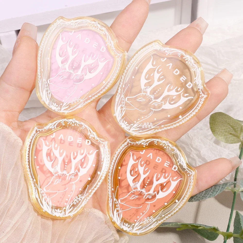 Korea Monochrome Matte Blush Powder Long-lasting Natural Brightening Cheek Rose Pink Orange Face Blusher Makeup Beauty Cosmetics