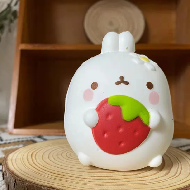 Jgreeting-Figurine de Dessin Animé Anti-Stress pour Enfant, Jouet à Presser en Forme d'Animaux Mignons, Lapin, Balle Soulignée