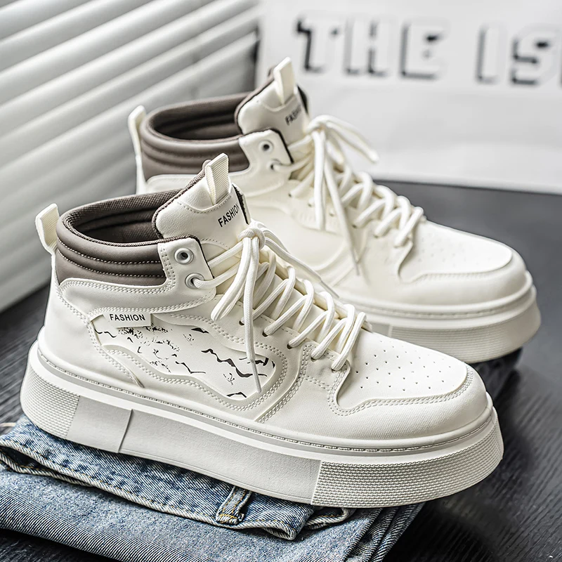 

Новая обувь в уличном стиле 2025 года — острые туфли для скейтбординга, ретро-американские, толстая подошва, повседневные и модные, комфорт для пеших прогулок