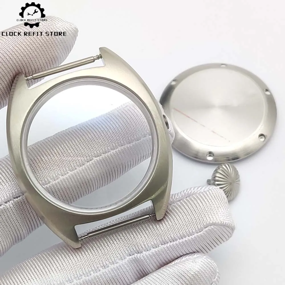 

New 36 mm sapphire automatic mechanical watch case for NH35, screw-down crown case