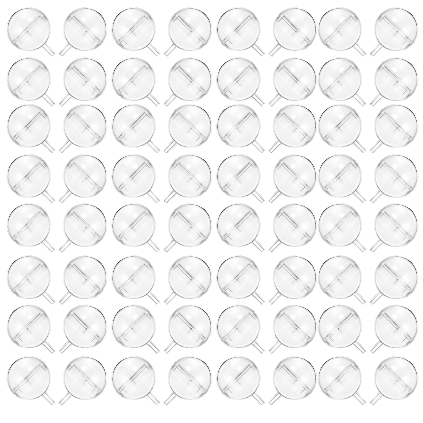 

200pcs Clear Chocolate Packaging Box Round Truffle Holder Valentine'S Day Candy Decor Diy Bouquet Accessories Plastic Candy