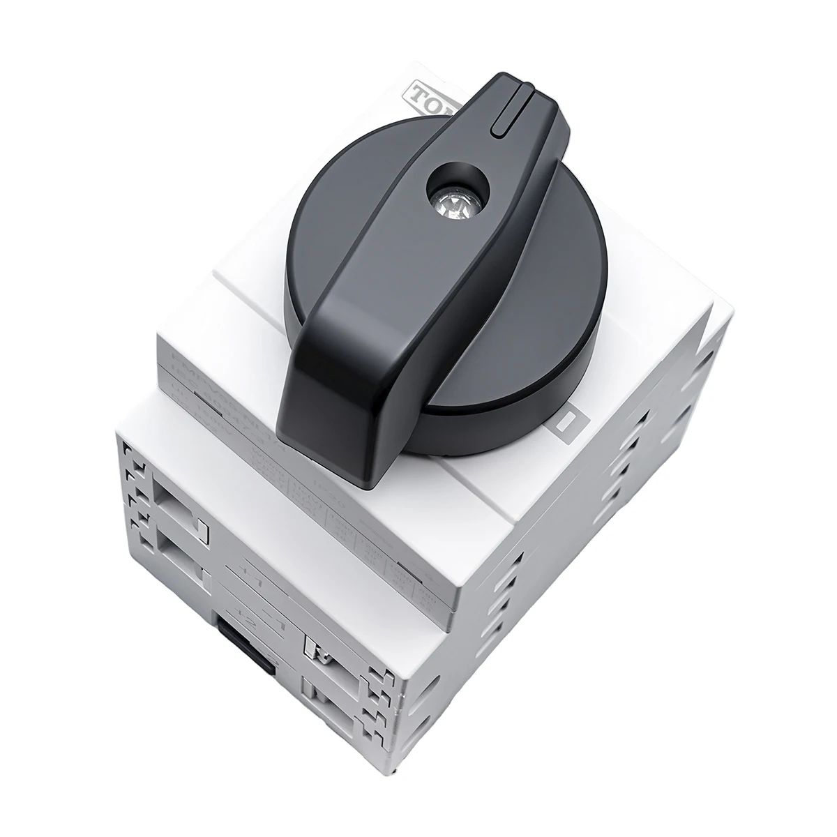 TOMZN Din Rail Load Isolating Switch Disconnector 4P DC 1500V 40A Small Size Rotating Handle for Photovoltaic Distribution Box