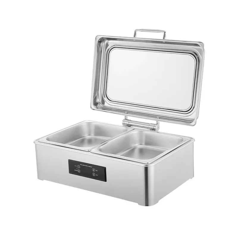 

Buffet stove, stainless steel rectangular visual buffet stove, electric heating stove