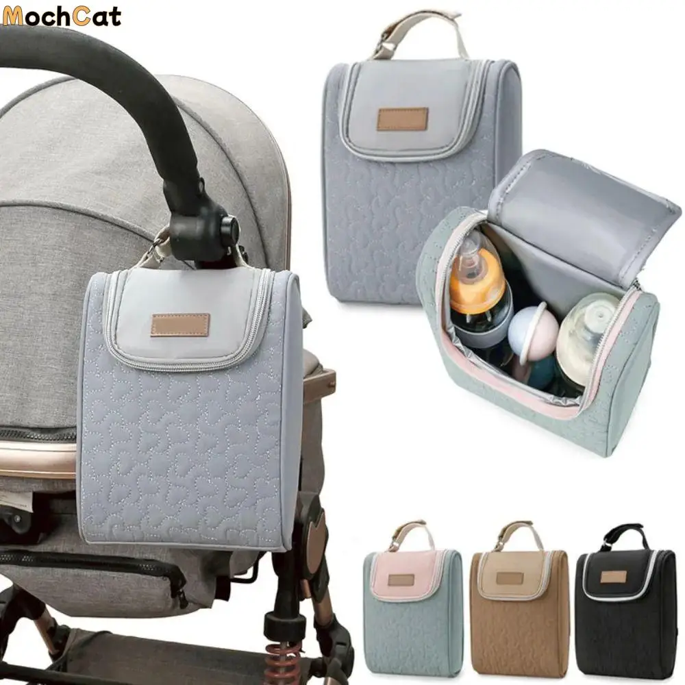 

Insulation Bag Baby Feeding Milk Warmer Bottle Holder Stroller Hang Bag Mommy Clutch Bag Stroller Accessories Baby Bottle