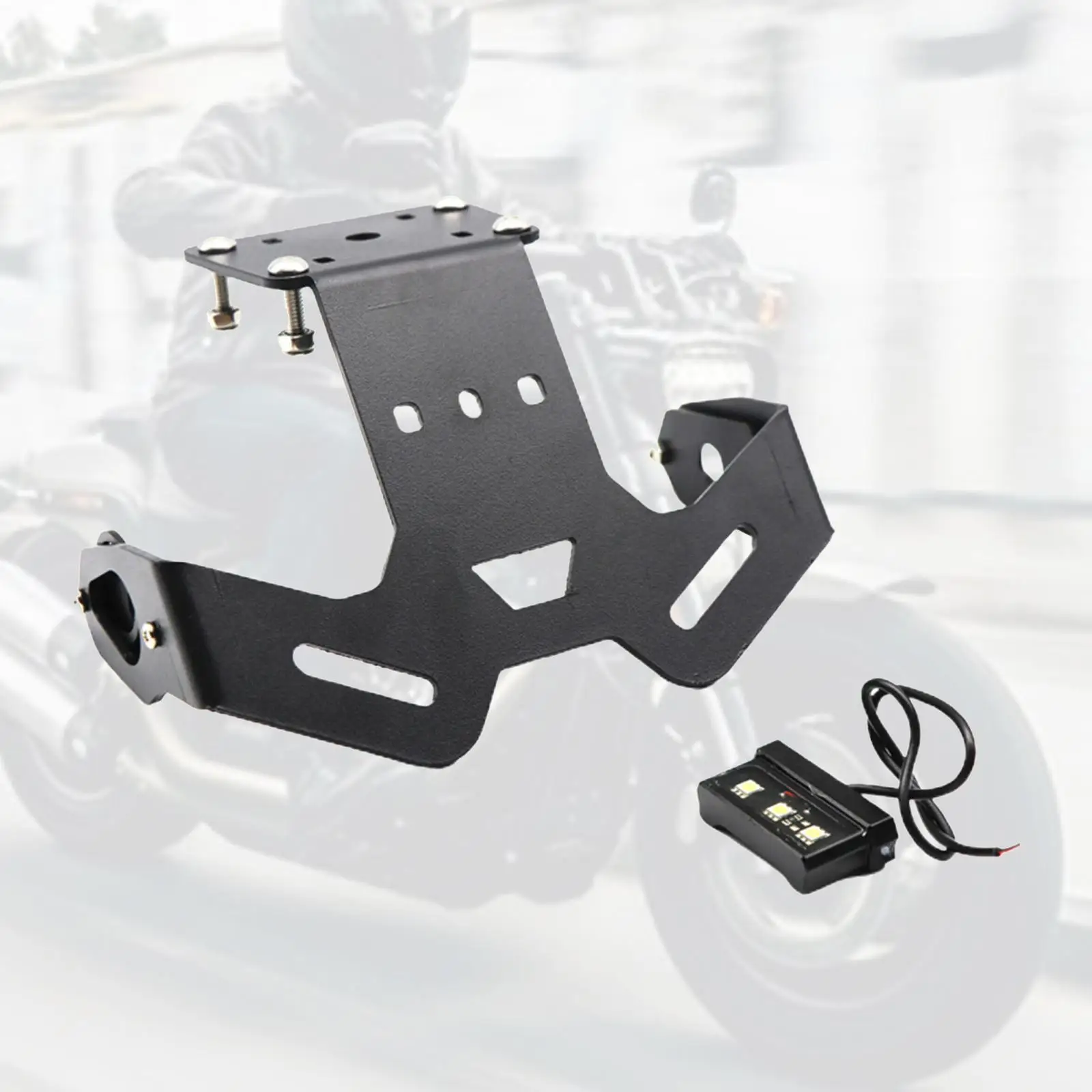 

Rear LED License Plate Light Holder Bracket Waterproof for MT-15 2019