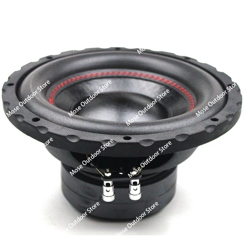 صوت السيارة 8 "10" 12 "مكبر صوت ثقيل مكبر صوت مزدوج ملف صوتي مزدوج مغناطيسي نقي باس سلبي #2