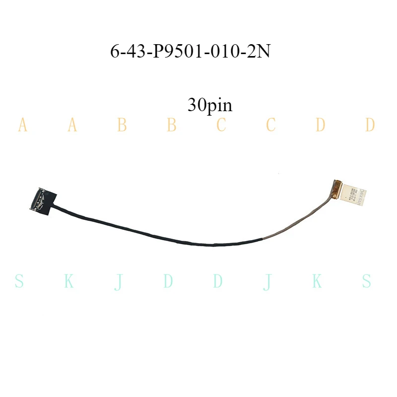 

M LCD Cable for Clevo P950 T800 P950HP P950 T800 T97 T96E 6-43-P9501-010-2N