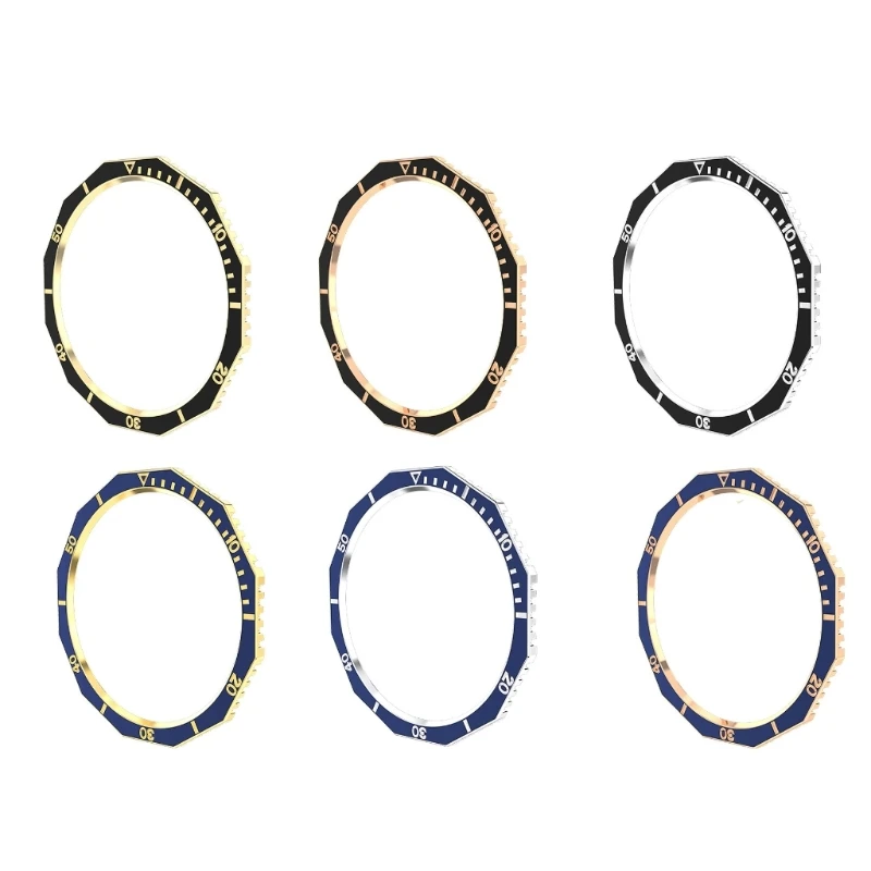 Compatible con Watch 6 Classic43mm R950/47mm R960 anillos escala bisel Protector marco reloj cubierta parachoques antiarañazos