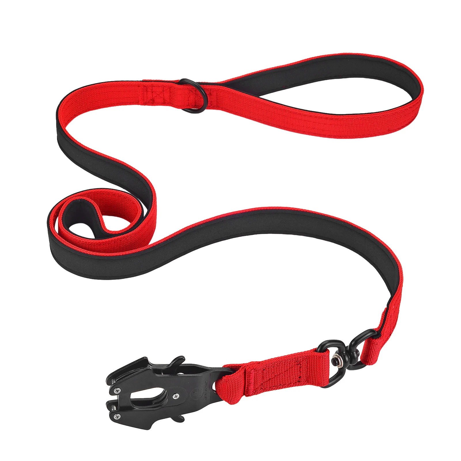 Quick Release Militär Verkehr Große Heavy Duty Nylon Gehen Starke Hund Griff Taktische Ausbildung Blei Strap Tsug Halsband Se – Detail 3