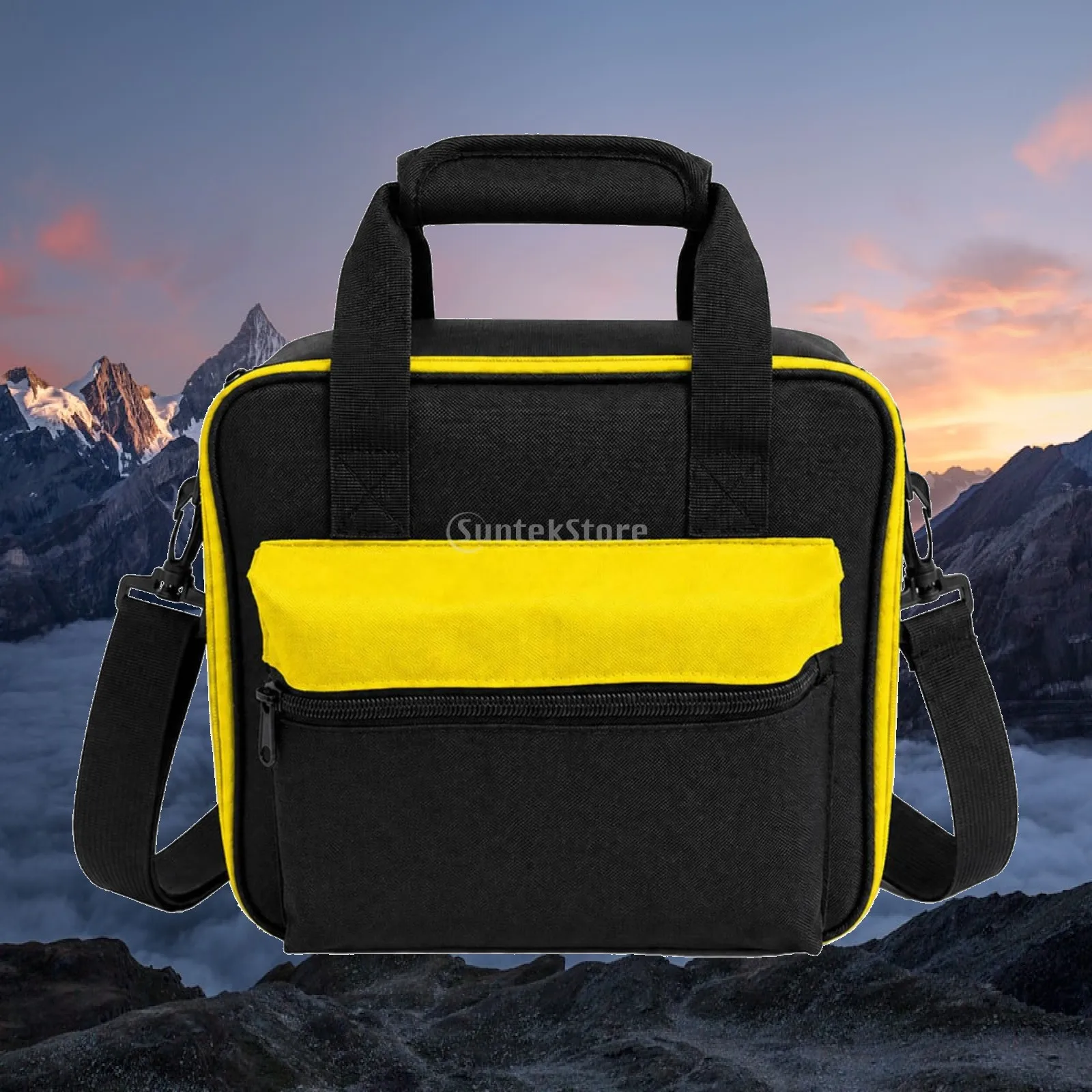 Canvas Tool Bag Portable Tool Bag with Shoulder Strap Small-Capacity Versatile for DIYers, Home Repair, Workshop