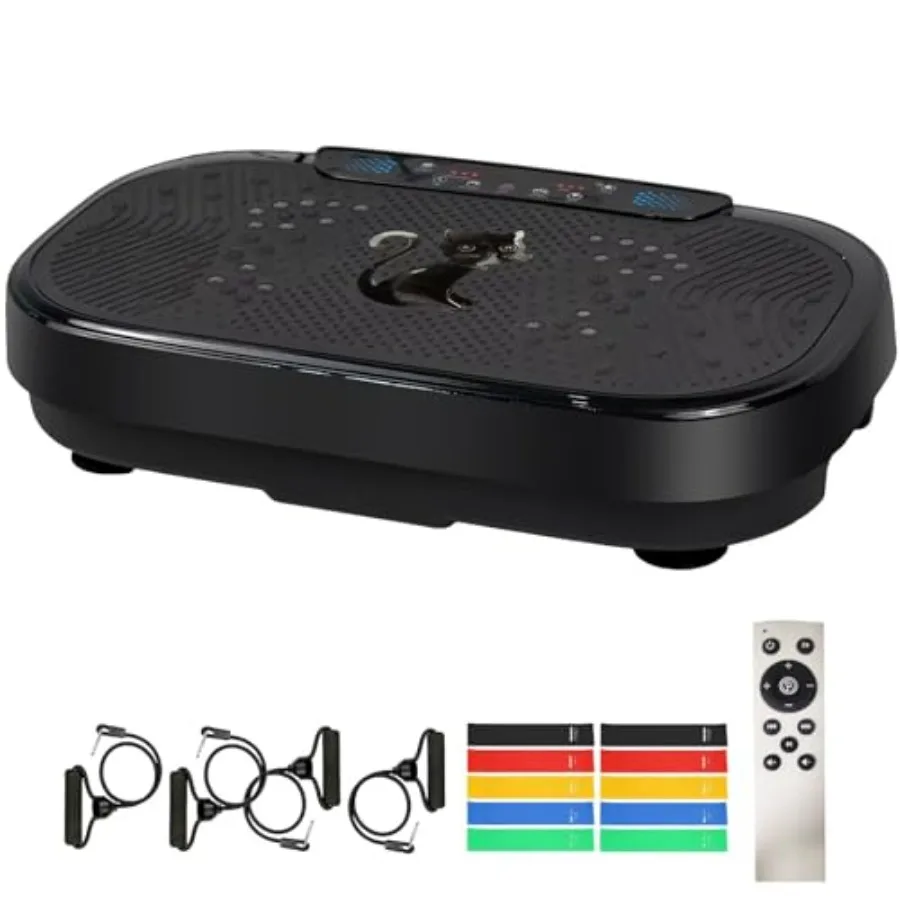 

Vibration Plate Exercise Machine 999 Levels Full Body Workout Vibrating Plate for Lymphatic Drainage Weight Loss High-Intensity