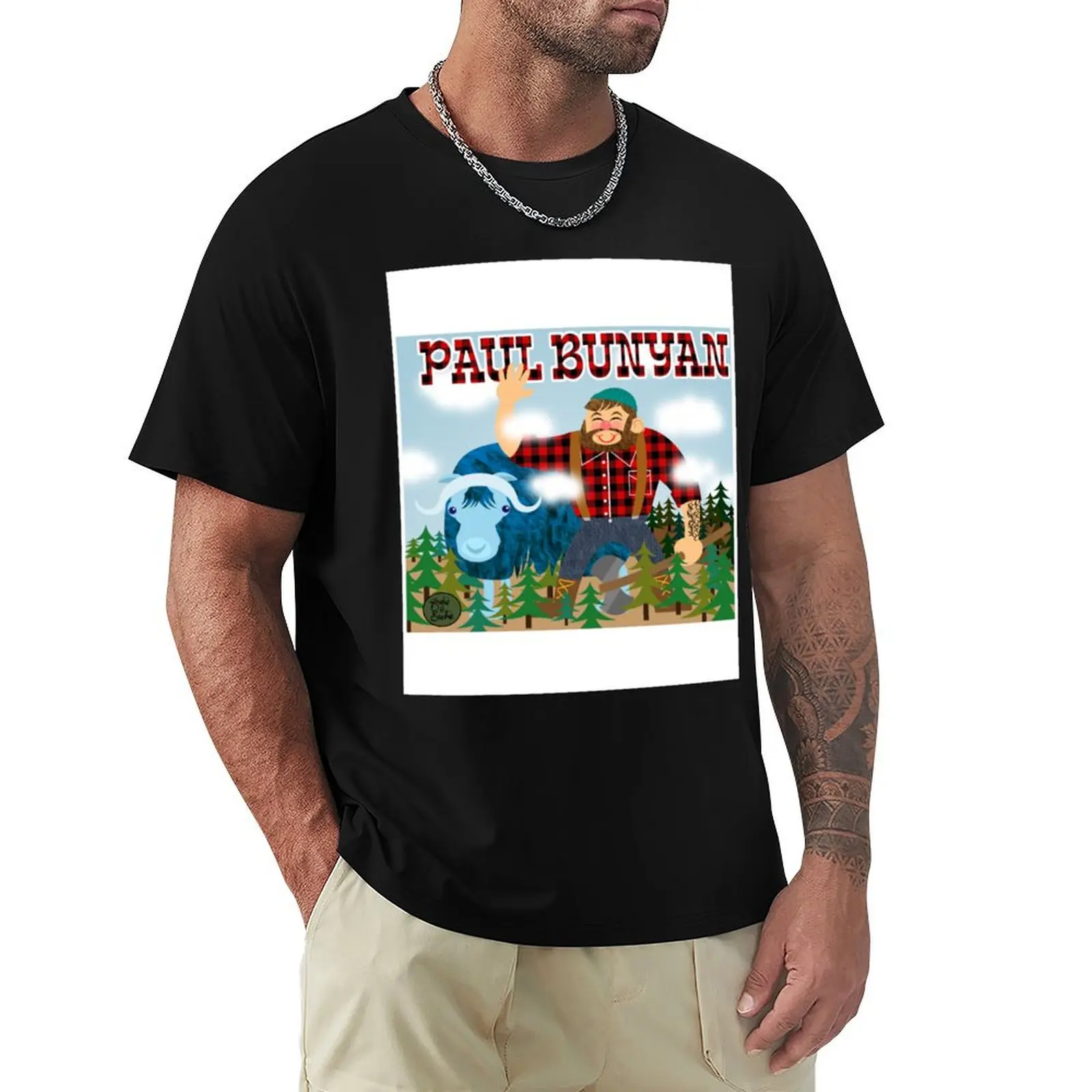 Paul Bunyan T-Shirt graphic shirts new edition anime figures shirts graphic tees graphic tee shirt men