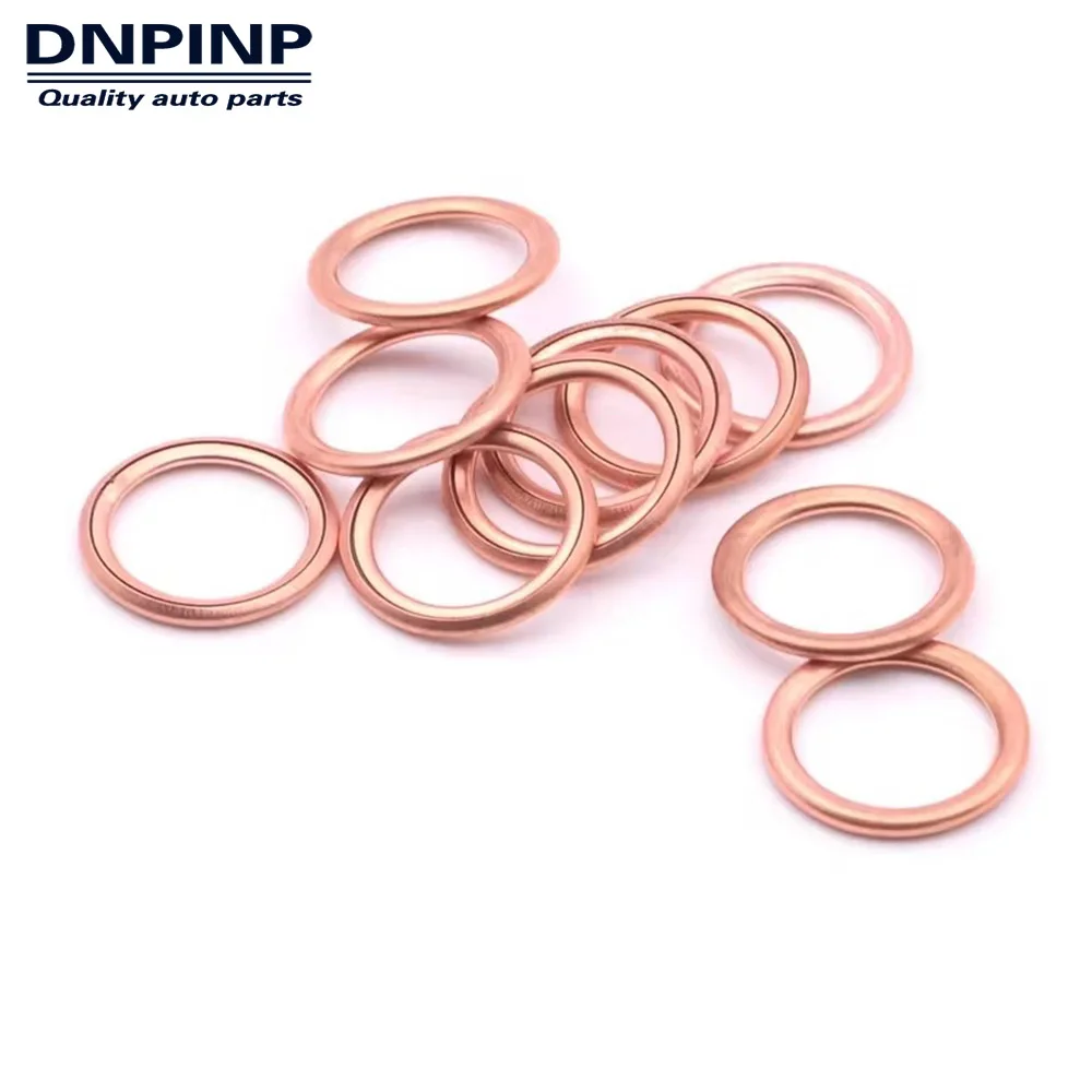 10 Oil Drain Plug Sealing Washers DNPINP 44850 - For Mini Peugeot Renault Vauxhall