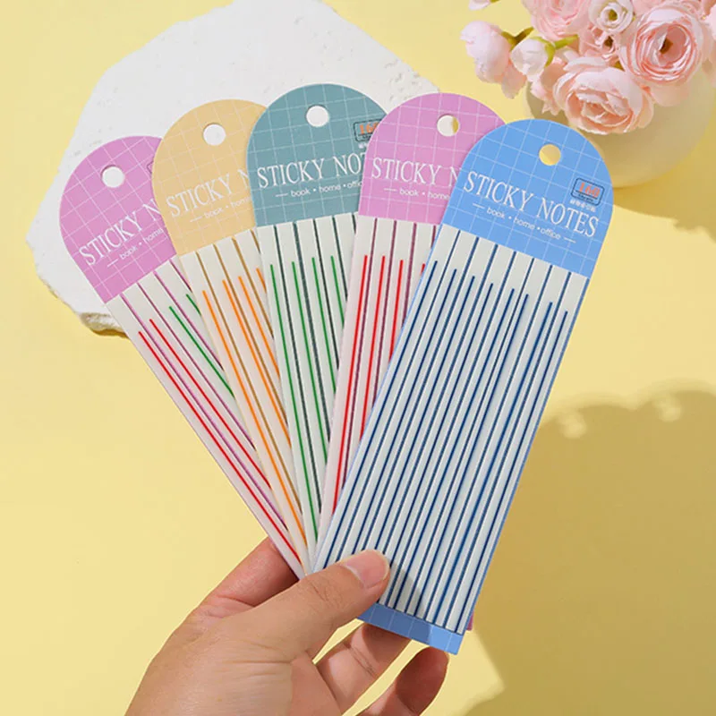 160Pcs Colorful PET Index Tabs Waterproof Sticky Notes Writable Page Marker Flags for Book Planner Reading Annotation Stationery