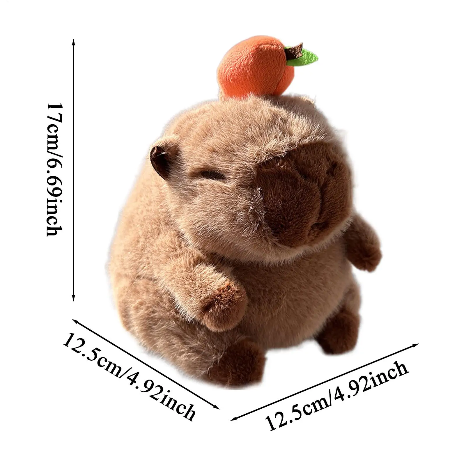 Sprechendes Capybara, elektrisches interaktives Stofftier, elektronisches Plüschtier für Jungen und Mädchen, Kindertagesstätte, Geburtstag, Urlaub