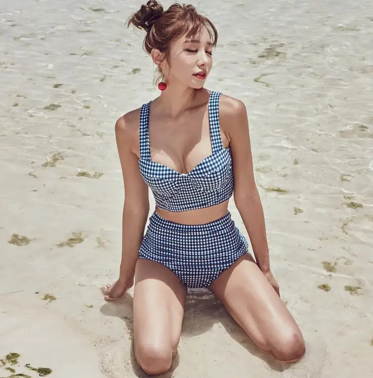 

Новый женский купальник-бикини с эффектом утяжки живота и поддержкой для небольшой груди, раздельный комплект