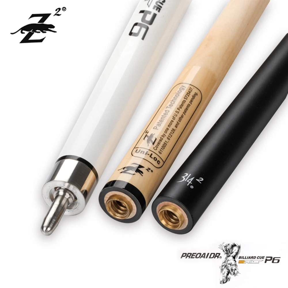 PREOAIDR 3142 P3/6 Pool Cue Stick Billiards Maple Carbon Fiber Technology Shaft Pool Cue Uni-loc Joint Cue Kit 10.8/11.5/12.8mm