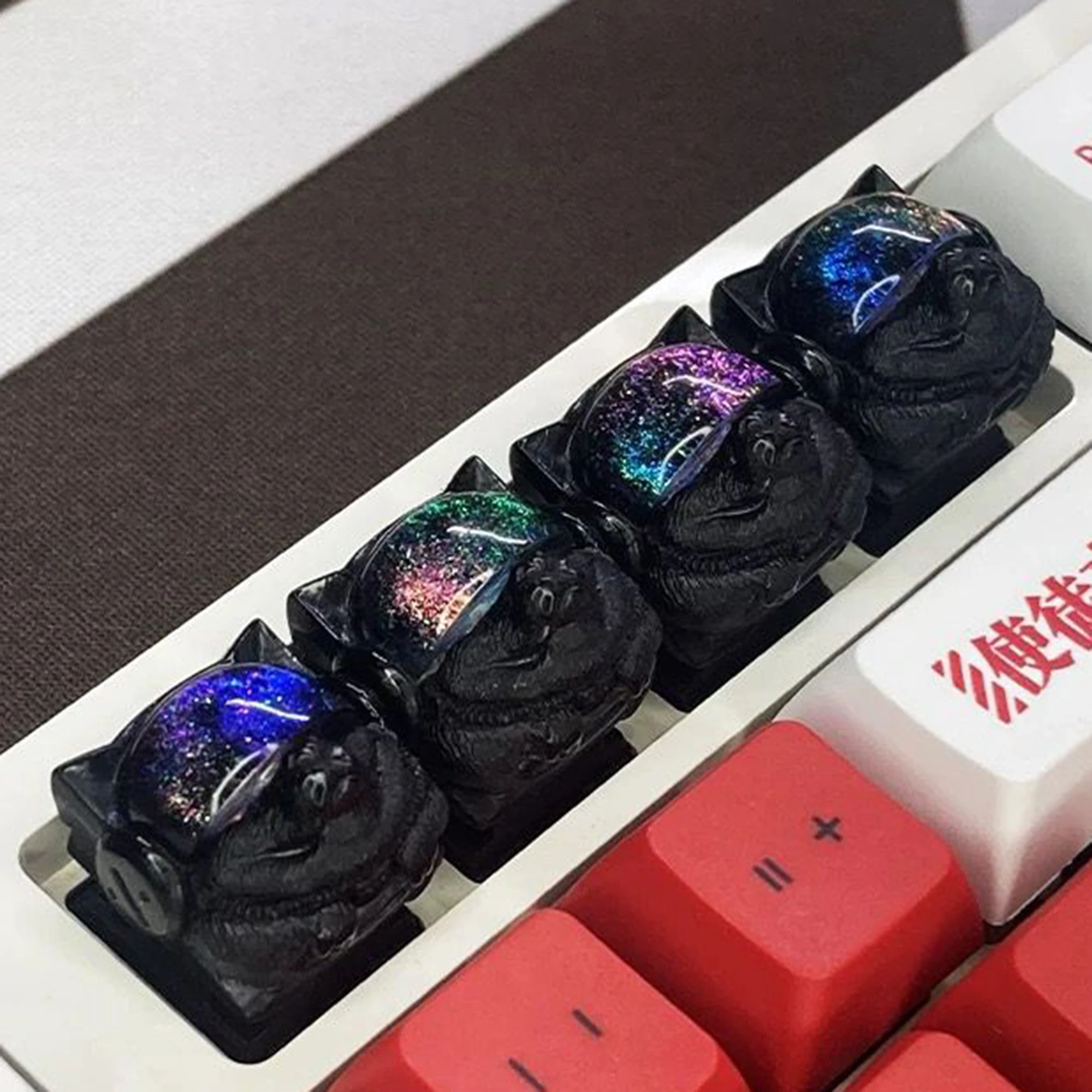 3D Printed Resin Game Personalized Keycap Space Dog Single Keycap Esc Customized Cute Keycap Mechanical Keyboard Accessories