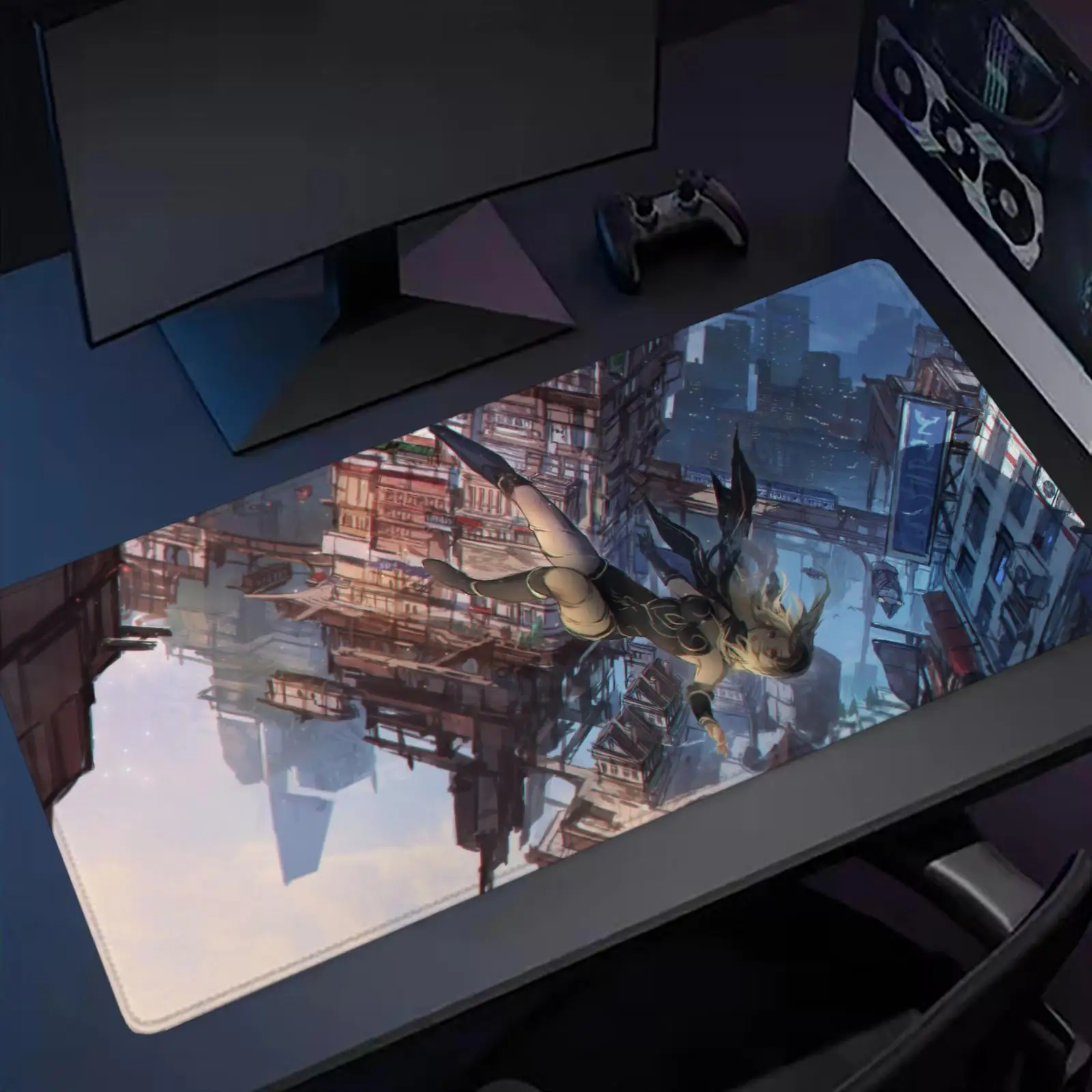 

Large gaming mousepad, Gravity Rush mousepad, PC gaming mousepad, XXL mousepad, keyboard mat, mousepad
