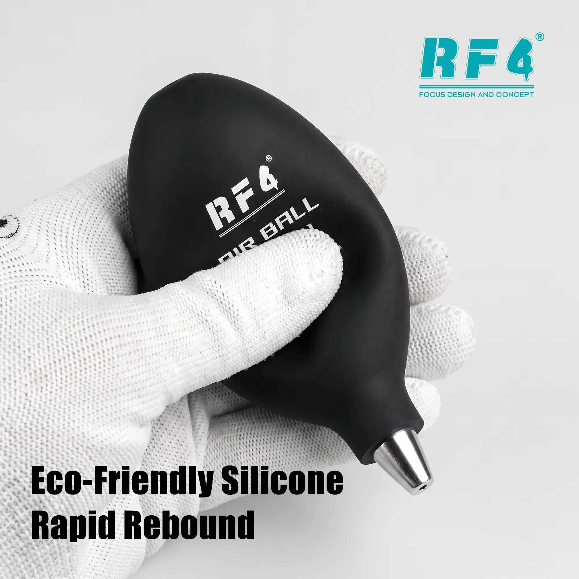 RF4 RF‑B01 Air Blower Ball, Soft Squeeze Air Bulb Dust Cleaner, Dust Blowing Tool for Cell Phone Motherboard PCB Repair Cleaning