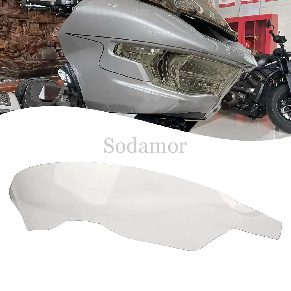 

ABS Dark Smoke Light Smoke Headlight Guard Cover fit For Harley Davidson Road Glide FLTRXSE FLTRX FLTRXSTSE FLTRXRRSE 2023-later