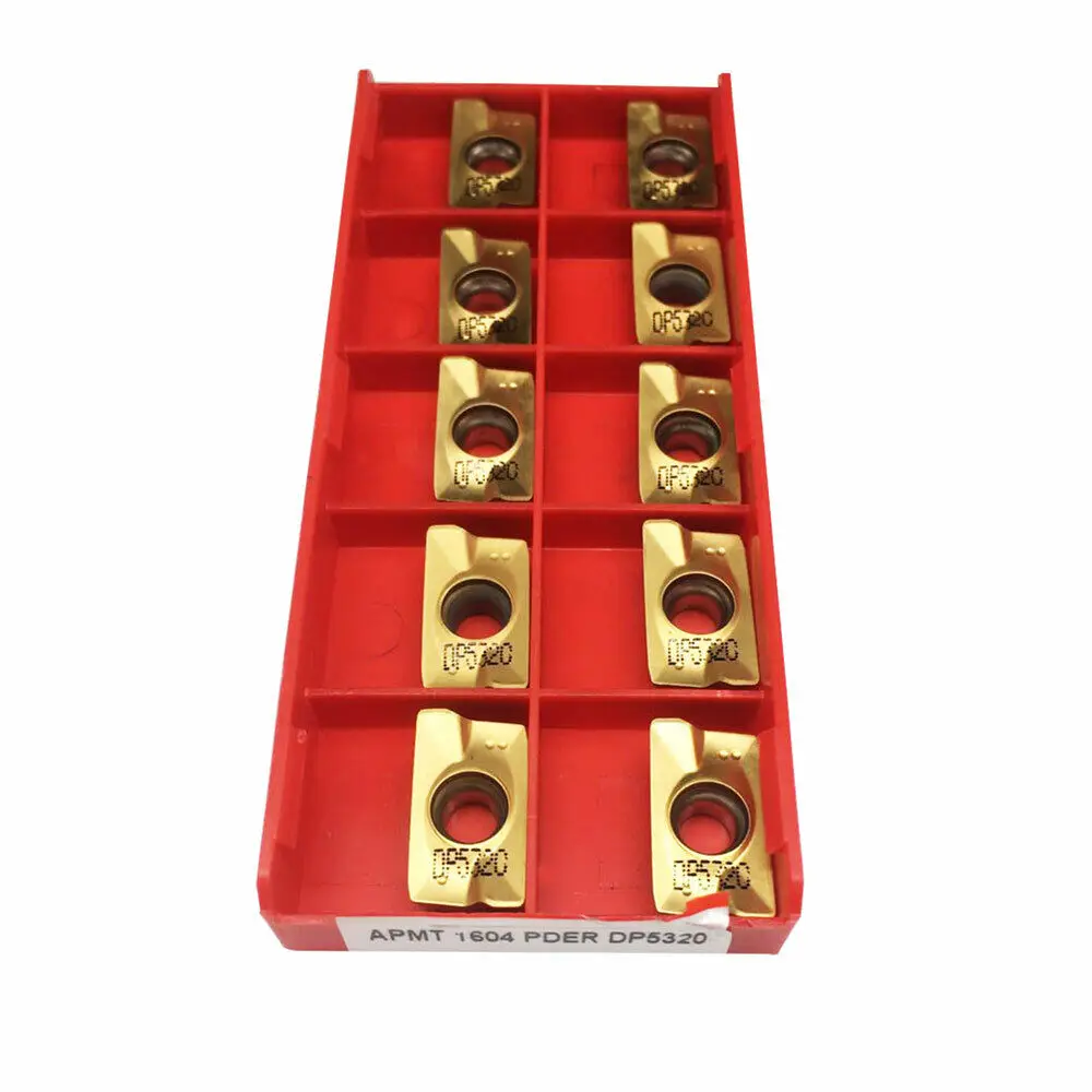 Imagem -04 - Pder 20 Peças Transformando Inserções Ferramentas de Corte Dp5320 para Bap400r Suportes Apmt1604